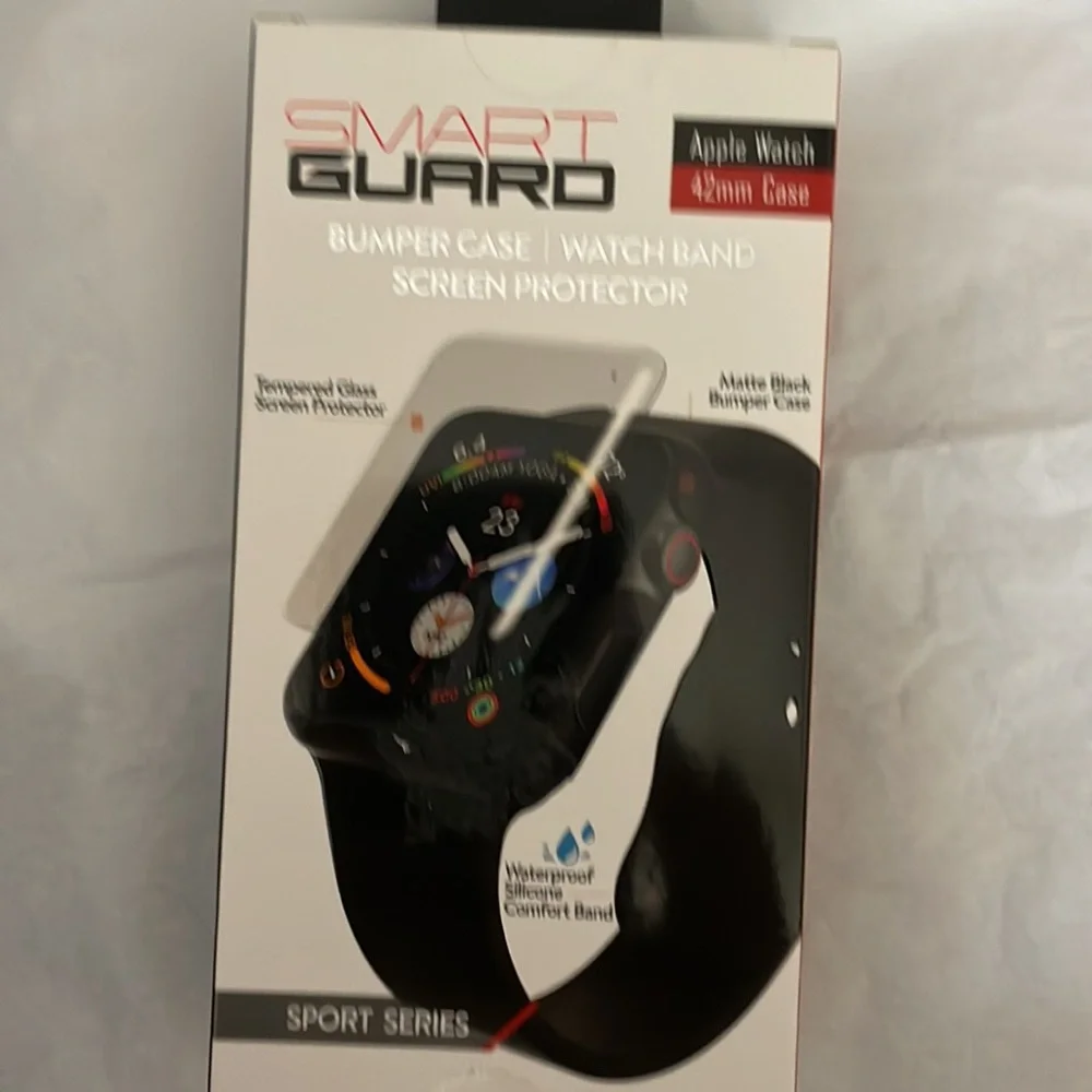 4 pack Smart Guard Bumper Case Watchband and Screen protector for Apple Watches